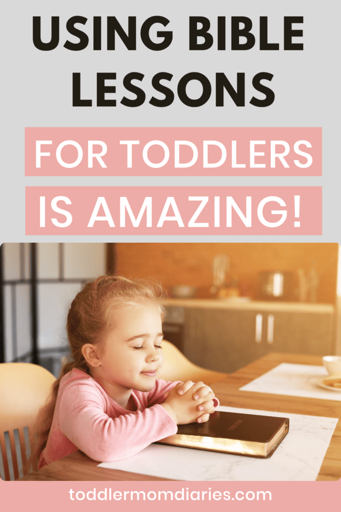bible lessons for toddlers