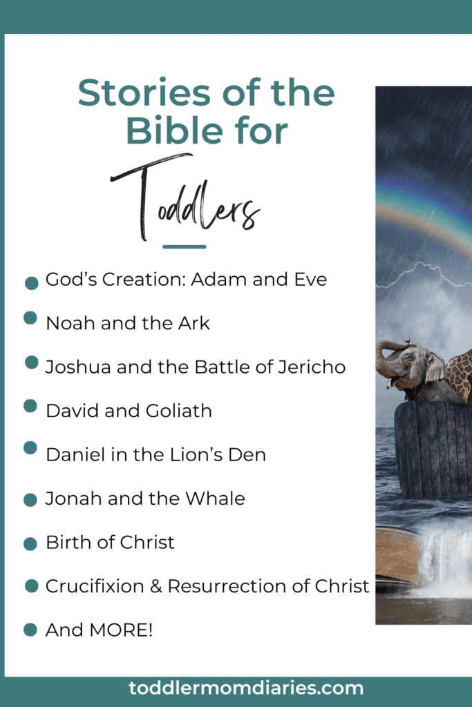 Popular Bible Stories for Toddlers 