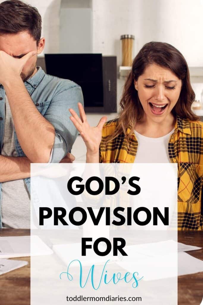God is My Provider wife stressed about finances